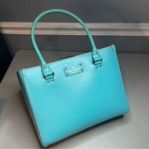 Teal Kate spade work bag